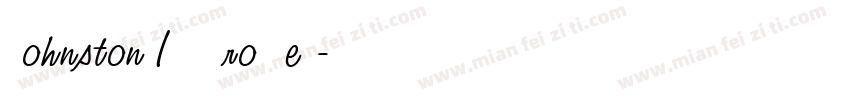 Johnston ITC Pro Med字体转换